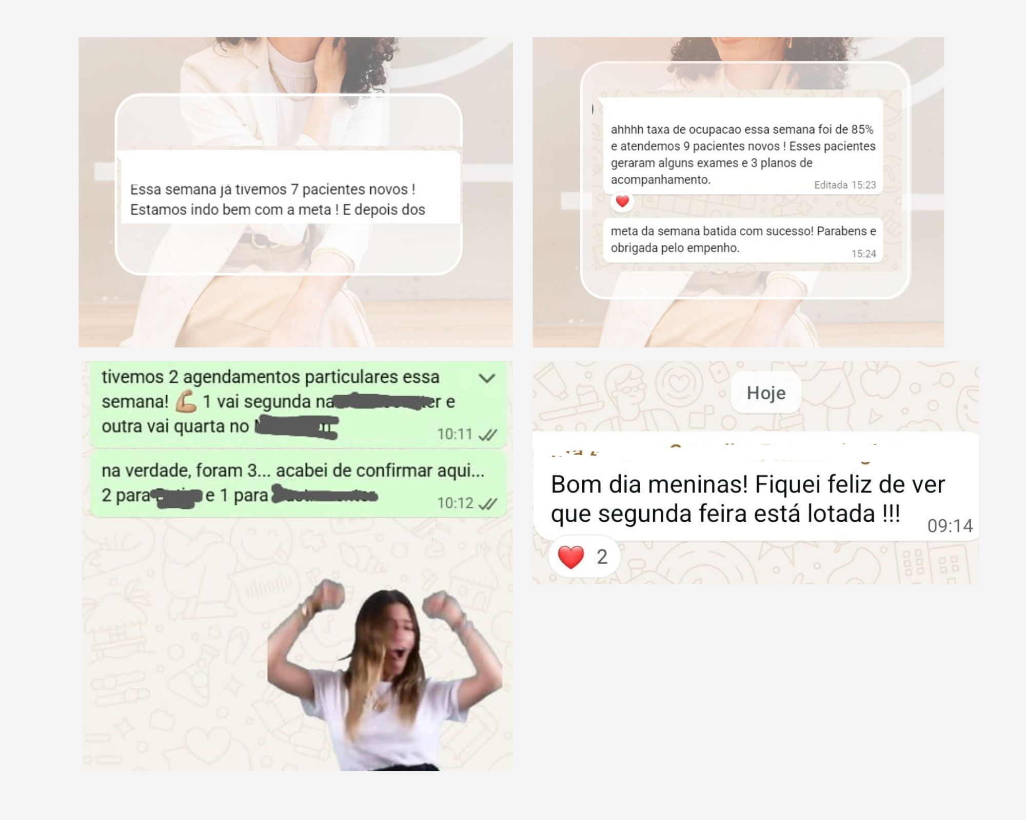 Depoimentos de clínicas que usaram o Protocolo de Conversão